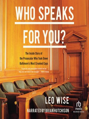 Who Speaks for You? - Audiobook